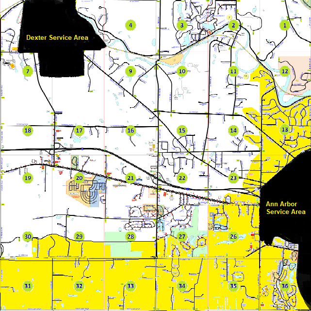 Scio Township map grids - Copy